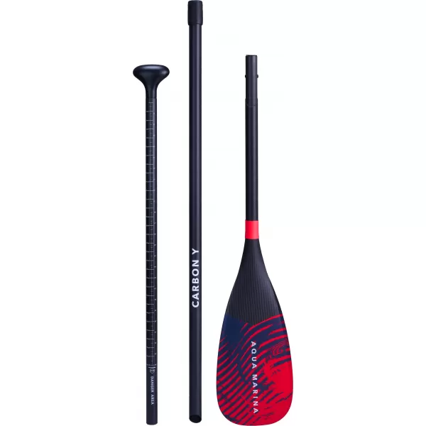  Paddeln AQUA MARINA Carbon Y SCHWARZ-ROT 