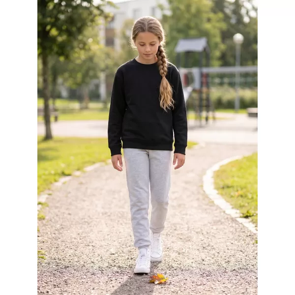  Kinder-Sweatshirt MALFINI CREW 427 SCHWARZ 