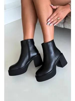 Damen-Stiefeletten BOTO 5303 SCHWARZ