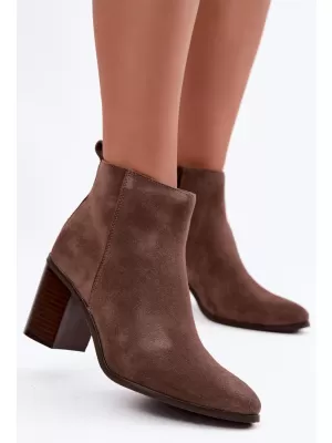 Damen-Stiefeletten SERGIO LEONE BT-49-S BRAUN