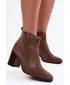 Damen-Stiefeletten SERGIO LEONE BT-49-S BRAUN