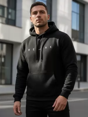 Herren-Sweatshirt DSTREET NX0001B-BK SCHWARZ
