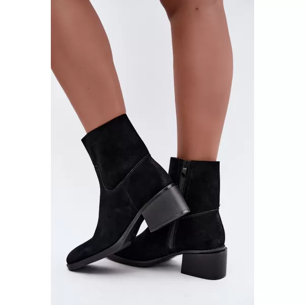  Damen-Stiefeletten BOTO 9624 SCHWARZ 