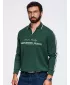 Herren-Sweatshirt OMBRE OM-SSNZ-0268 DUNKELGRÜN