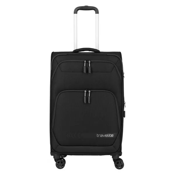  Koffer TRAVELITE Kick Off 4w M exp SCHWARZ 