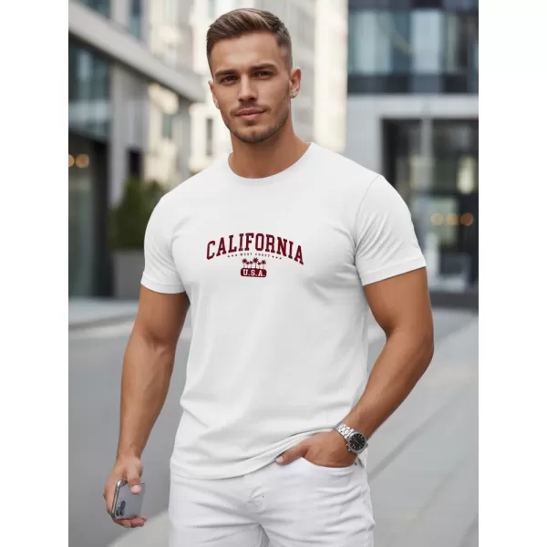  Herren-T-Shirt DSTREET NX5140R-WH WEIß 