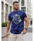 Herren-T-Shirt DSTREET NX2003R-RB-M BLAU