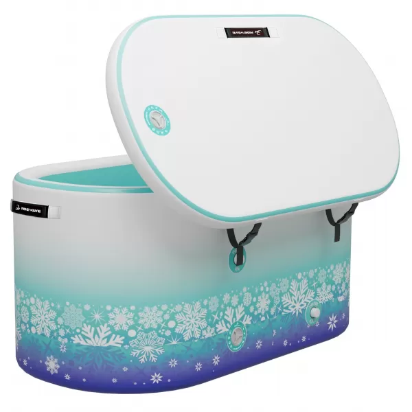 Eisröhre RIDEWAVE OVAL XXL BLAU-TÜRKIS 