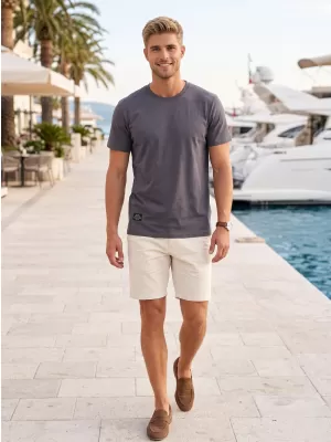 Herren-T-Shirt ALTISPORT NP/ALMST20001 SCHIEFERGRAU