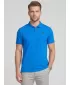 Herren-T-Shirt mit Kragen 4F WMM00TPTSM0770 BLAU