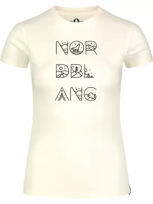 Damen-T-Shirt NORDBLANC RESCUE NBSLT8178 WEIß