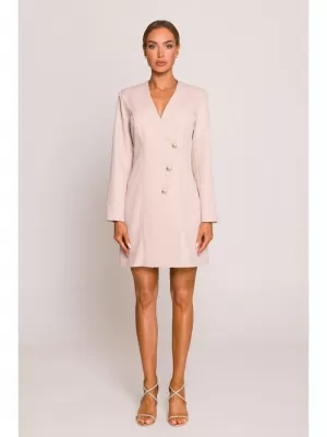 Kleid MOE M793 HELLBEIGE