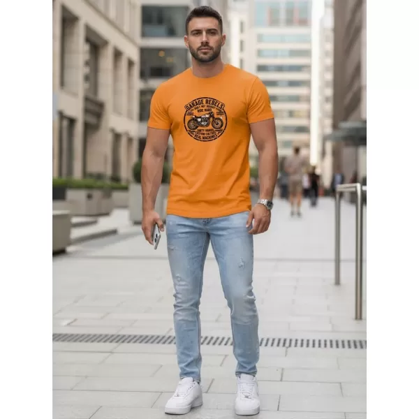  Herren-T-Shirt DSTREET NX5007R-OR ORANGE 