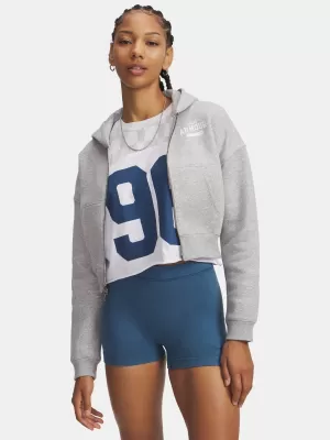 Damen-Sweatshirt UNDER ARMOUR ICON FLEECE NOV FZ 6010978-011 GRAU