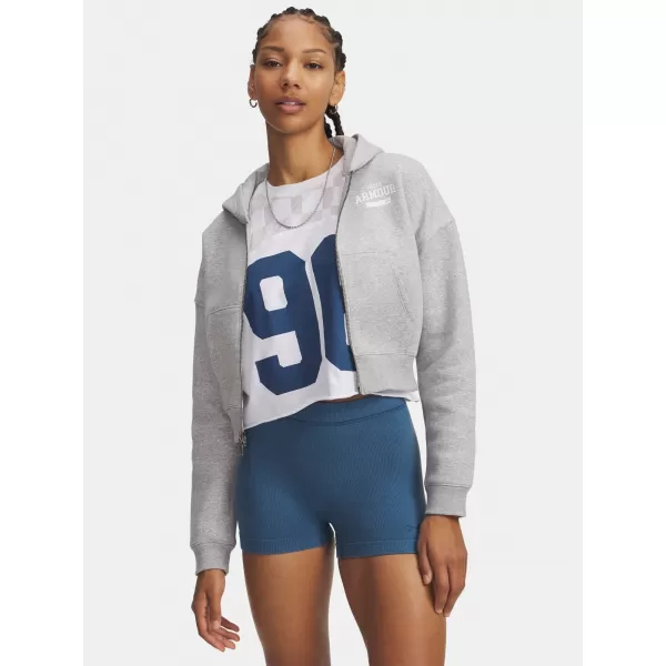 Damen-Sweatshirt UNDER ARMOUR ICON FLEECE NOV FZ 6010978-011 GRAU 