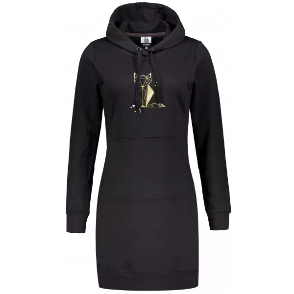  Erweitertes Damen-Sweatshirt ALTISPORT ALW091419 SCHWARZ UND GOLD 