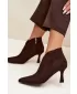 Damen-Stiefeletten BOTO D-219 KAFFEE