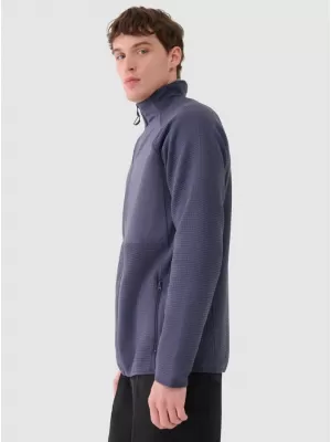 Fleece-Sweatshirt für Herren 4F WAW25TFLEM357 DENIM