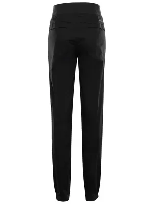 Baumwollhose für Damen ALPINE PRO ZAMENA SCHWARZ