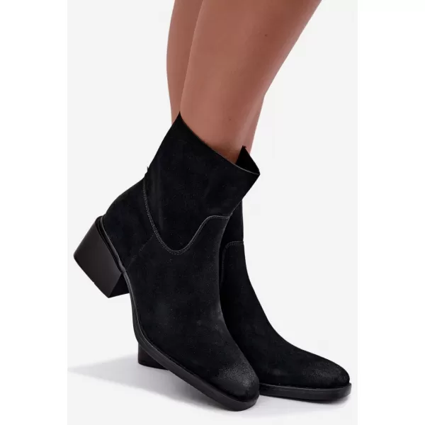  Damen-Stiefeletten BOTO 9624 SCHWARZ 
