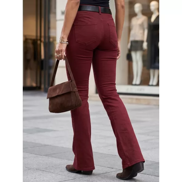  Damenhosen DSTREET UY3111 ROTWEIN 