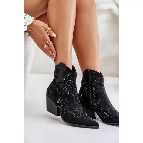  Damenschuhe mit Absatz BOTO 9676A SCHWARZ 