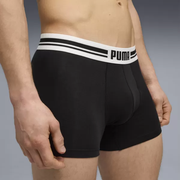  Herren-Boxershorts PUMA MEN EVERYDAY PLACED LOGO BOXER 2P 93847601 SCHWARZ 
