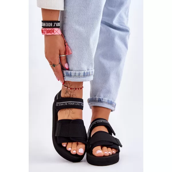  Damensandalen BIG STAR SHOES LL274784 SCHWARZ 