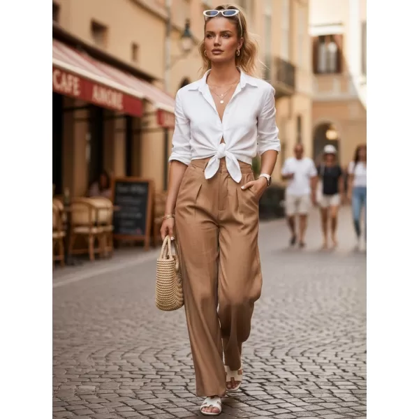  Damenhosen DSTREET UY3077 KARAMELL 
