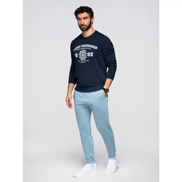  Herren-Jogginghose OMBRE OM-PABS-0305 BLAU 
