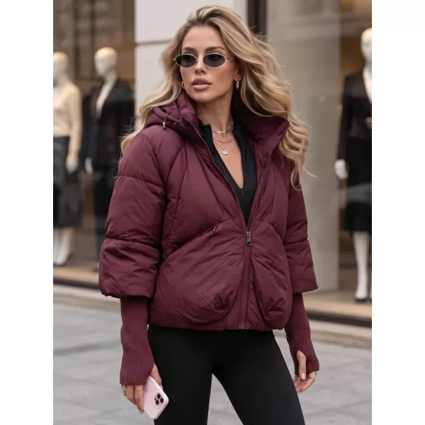  Damenjacke DSTREET TY5898 BURGUND 