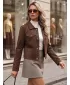 Damenjacke DSTREET TY5879 KHAKI