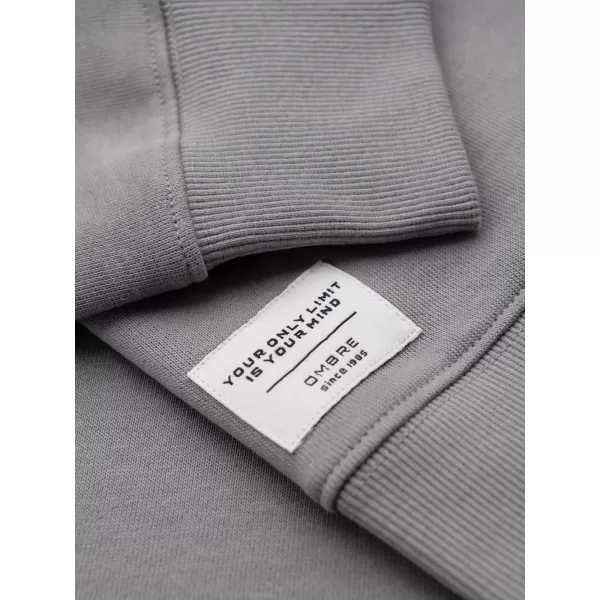 Herren-Sweatshirt OMBRE OM-SSBN-0271 GRAU 