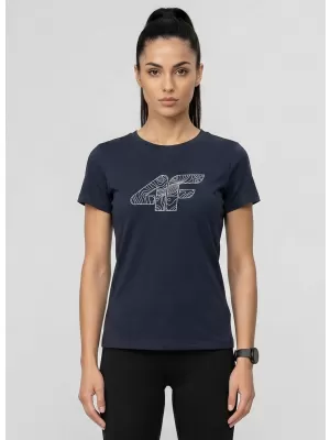 Damen-T-Shirt 4F WMM00TTSHF3309 GEWOHNHEITEN