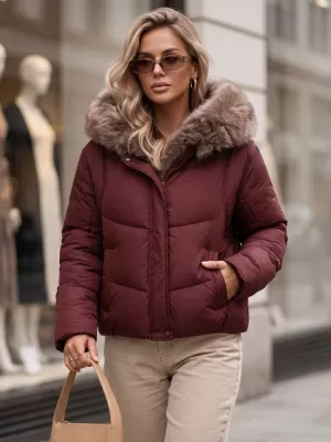 Damenjacke DSTREET TY5985 BURGUND