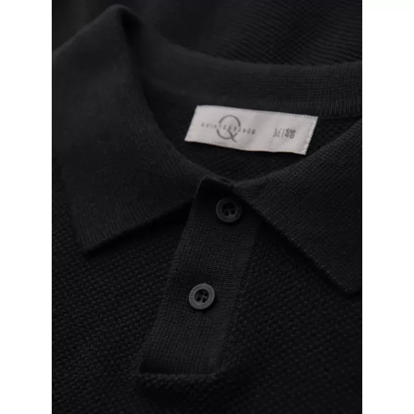  Herren-Poloshirt OMBRE OM-POSS-0178 SCHWARZ 