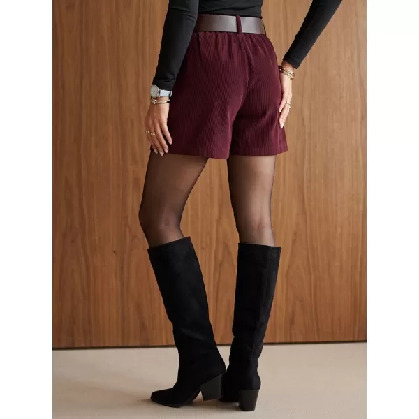  Damen-Shorts DSTREET SY0602 BURGUND 