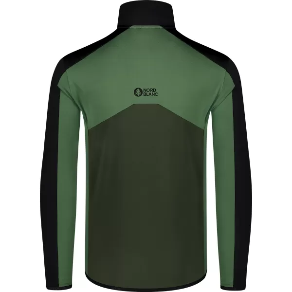  Powerfleece-Sweatshirt für Herren NORDBLANC CUSP NBSFM8334 GRÜN 