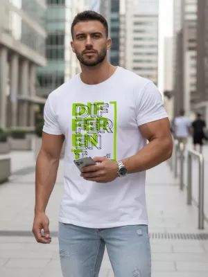 Herren-T-Shirt DSTREET NX5008R WEIß