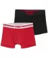 Herren-Boxershorts PUMA MEN EVERYDAY PLACED LOGO BOXER 2P 93847605 ROT/SCHWARZ