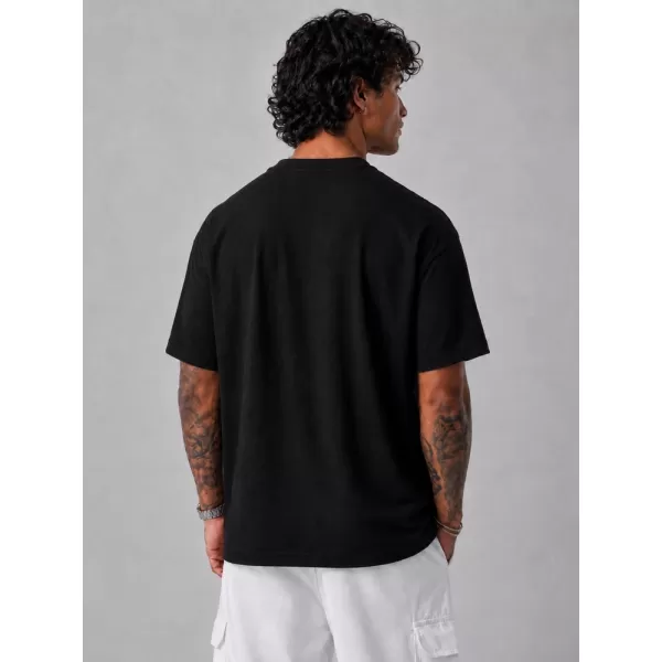  Herren-T-Shirt DSTREET NX1038R-BK-O SCHWARZ 