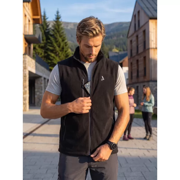  Fleeceweste für Herren ALTISPORT ALM002525 SCHWARZ 