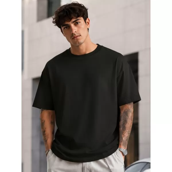 Herren-T-Shirt DSTREET RX5682 SCHWARZ 