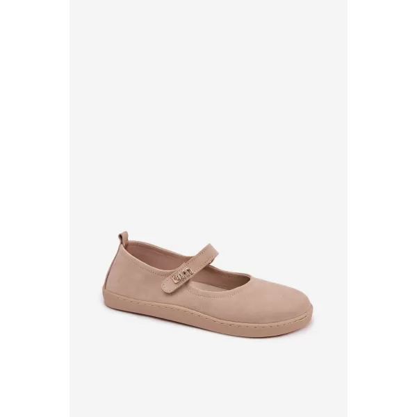  Ballerinas für Damen ZAZOO 10206 BEIGE 