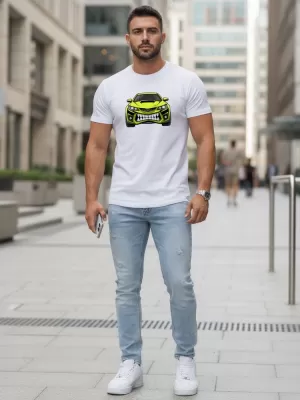 Herren-T-Shirt DSTREET NX5015R-WH WEIß