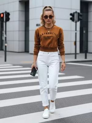 Damen-Sweatshirt DSTREET BY1565 BRAUN