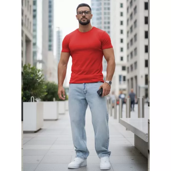  Herren-T-Shirt DSTREET RX5689 ROT 
