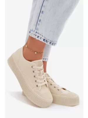 Damen-Sneaker BIG STAR SHOES TT274271 BEIGE