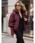Damenjacke DSTREET TY5898 BURGUND