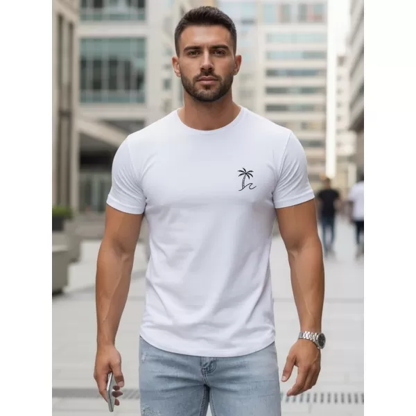  Herren-T-Shirt DSTREET NX5105R-WH WEIß 